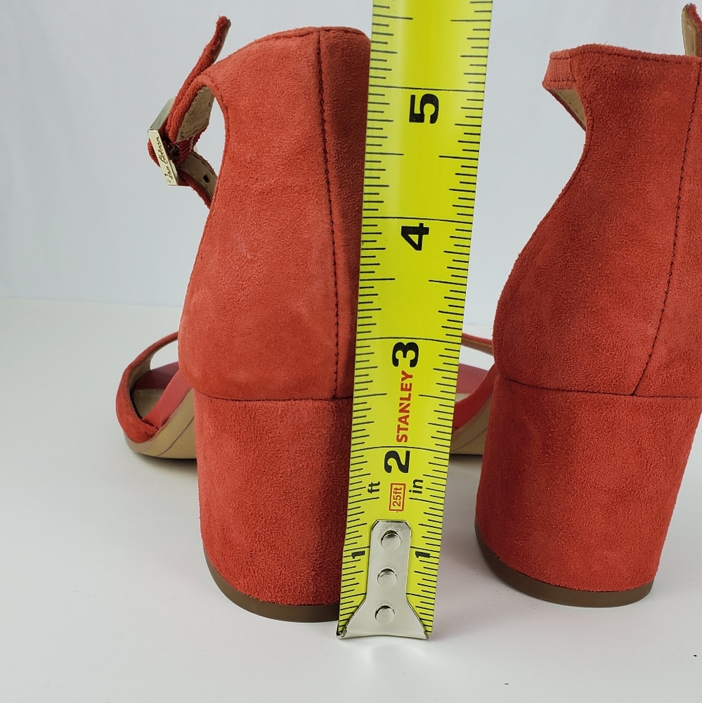 Sam Edelman Coral Leather Block Heel Sandals. - Picture 11 of 15